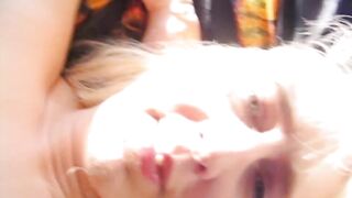 Real german couple - video footjob