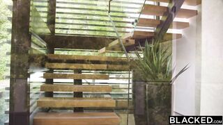 BLACKED Hot Brunette Blair can't resist her coworkers'  BBC