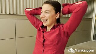 Yanks Lilith Caught Masturbating In Library Bathroom