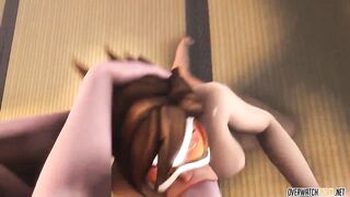 Mei and Widowmaker futanari porn compilation