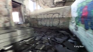 Brought a rock chick to an abandoned place and fucked hard