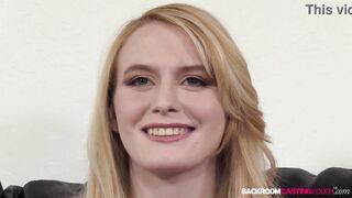 BRCC - Petite 19yo Blonde Peyton Gets Toyed and Creampied in Casting!