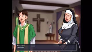 Summertime saga - The nurse helped Johannes