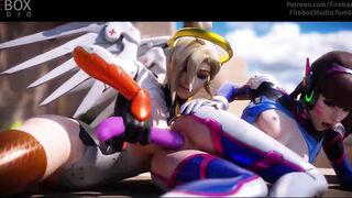 Mercy From Overwatch Getting Fucked From All Angles 3D (2018)