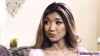 Kimmy Kim sensually trained virgin Clara Trinity in babysitting
