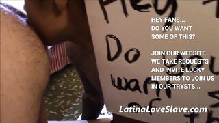 LatinaLoveSlave rimming promo