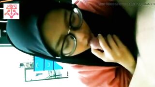 Hijab blowjob