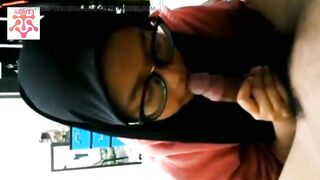 Hijab blowjob