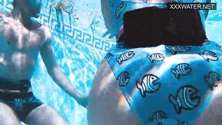 Polina Rucheyok sucks and fucks underwater