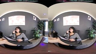 VRHUSH Boss lady Ember Snow fucks her employee