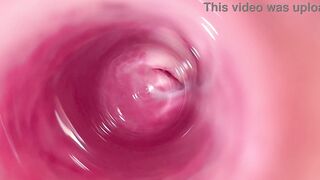 Camera deep inside my creamy pussy