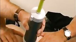 French redhead slut gets anal insertion in threesome