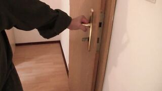His blonde GF gets pussy licked and fucked by old step dad