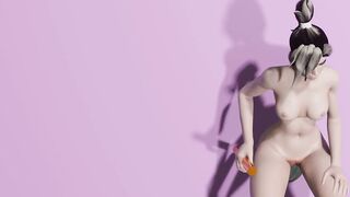 Mercy Overwatch 3D big animation