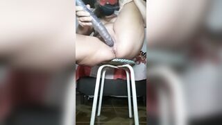 Mirelladelicia with 2 dildos
