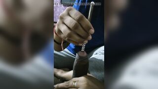 Cock Urethral Sounding by Female