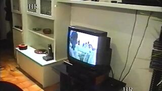 Spying my wife fucking with her friend vintage italian
