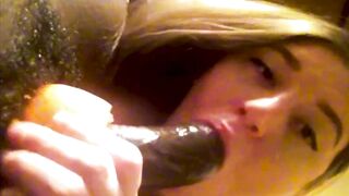 she sucks me crazy with help from a grapefruit