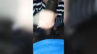 White girl sucking black cock