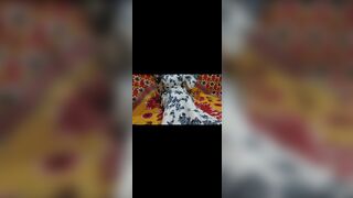 Pinky Rai Bhabhi in white Frock riding her husband and fucked until he cum.