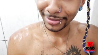 Girl Taking a Bath With John