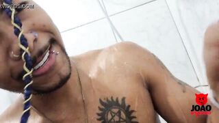 Girl Taking a Bath With John