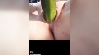 Sexy Granny Momma Vee Masturbating!