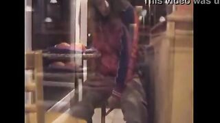 Girl Pees on Fast Food Floor