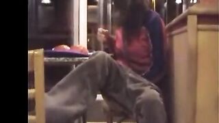 Girl Pees on Fast Food Floor