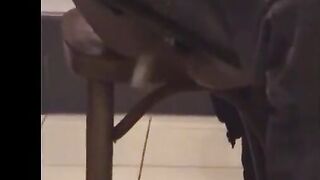 Girl Pees on Fast Food Floor