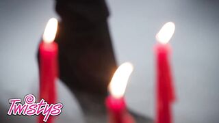 Twistys - Seductive Goddess Alexis Tae Slides Her Fingers Into Her Tight Pussy & Makes Herself Cum