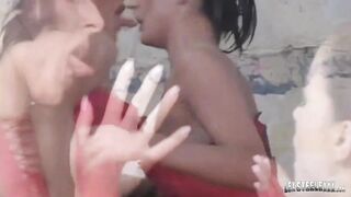 Lexington Steele Drills Hot Babes Vanessa Hill And Lilit With His BBC!