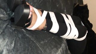 Legs tied up