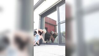 Julie bdsm window cleaning