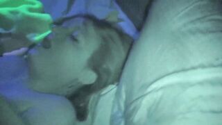 Hot girl gets cuckold creampie