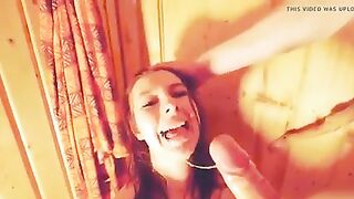 Russian amateur sex in sauna