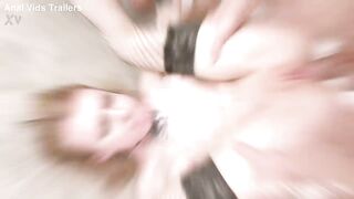 4on1 DP Ciri gest Balls Deep Anal and DP with good gapes, soft manhandle and swallow GL042