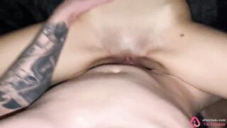 Fucking 18 year old teen's big pussy hole! POV!