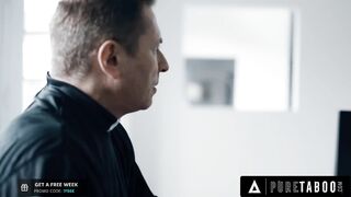 PURE TABOO Innocent Church Girl Tries Anal For The First Time With Perverted Priest