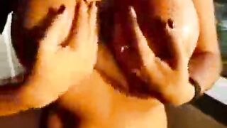 Hot booty gf getting fucked on the balcony