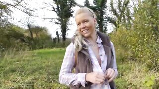 hot blonde hiking creampie