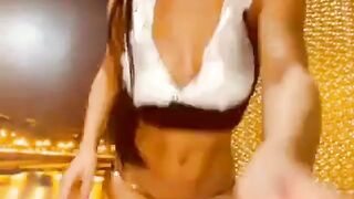 Sexy brunettes anal webcam show
