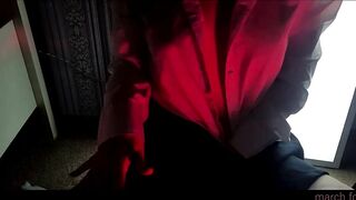 Teen Stepsister Was Caught By Stepdaddy While She Was Masturbating - March Foxie