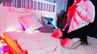 Hot Schoolgirl Seduces With Vibro Stimulation Of Her Clit - March Foxie