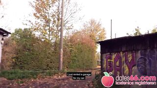 Public POV Sex with hot ▲ MILF Priscilla ▲ in Berlin! Dates66.com