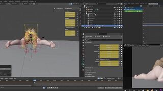 Mei's Invasion first 2H of work on Blender (The Rope Dude)