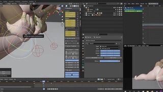 Mei's Invasion first 2H of work on Blender (The Rope Dude)