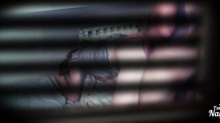 Voyeur, catching my GF with my step dad P-1