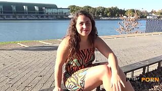 Cute-looking babe reveals herself as a queen of sex at this THREESOME!