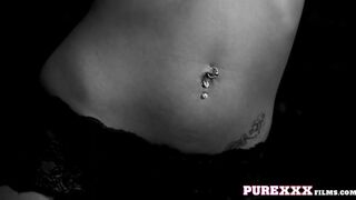 Pierced slave Chantelle Fox gets nailed